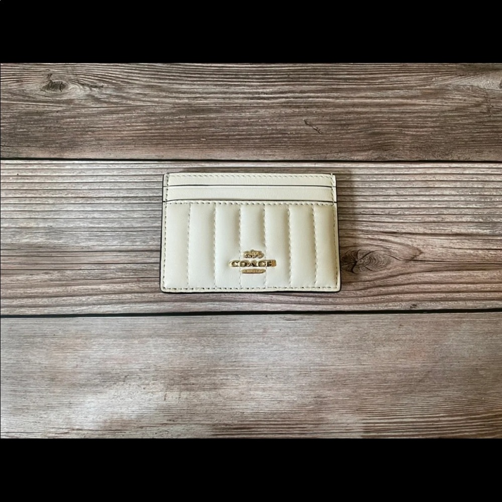 Coach Card Case with Quilting